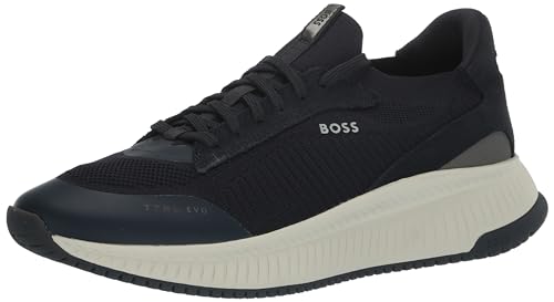 Image of BOSS Men's Modern Knit Structure Running Sneaker