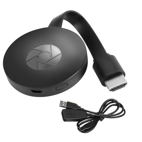 Afenau Wireless HDMI Display Adapter, Wireless Display Dongle, Chromecast Device for TV, 1080P Portable Chrome Cast, Access All Channels for Free, Miracast Dongle for Android/IOS/Windows/Mac/Projector