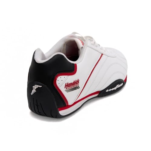 Goodyear Mens Ori Racer Sneakers – Hendrick Motorsports Low-Top Lace Up Performance Sneakers, Leather & Mesh Lining4