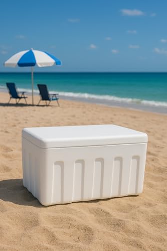 Image of 10 Litre Insulated Ice Box for Food, Medicine, Vaccines, Beverages | Hot & Cold Storage Container | Polypropylene Chiller Box for Travel, Camping, Office, Outdoor Use