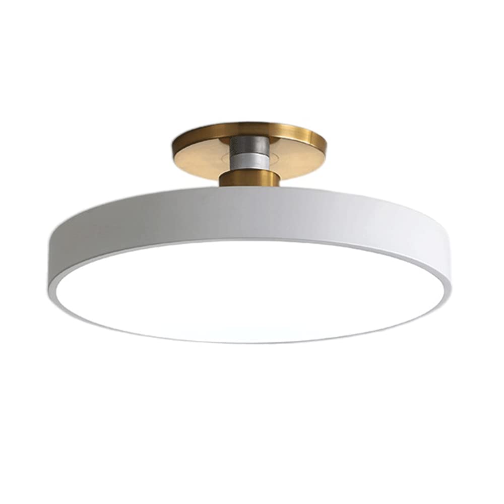 Plafonnier LED moderne et simple luminaire de plafond réglable blanc 15W pour chambre