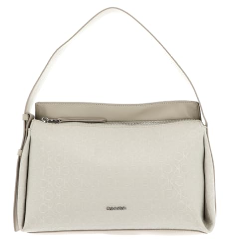 Calvin Klein Gracie Shoulder Bag jacquard beige stoney mono pour femme