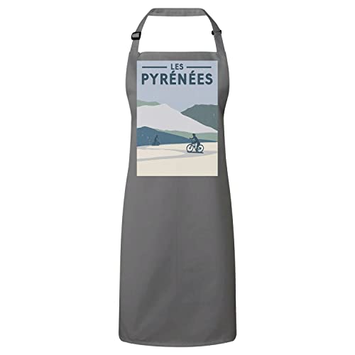 Tablier cuisine premium Les Pyrénées au design cyclisme élégant
