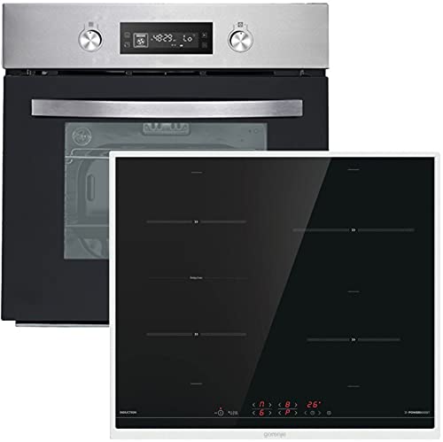PKM Einbaubackofen EBO8DPY mit Gorenje Induktionskochfeld IT 643 BX - autark, 60 cm