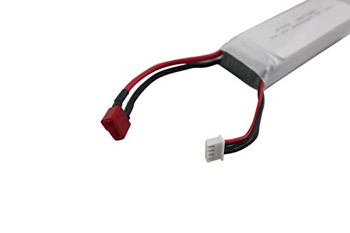 Fytoo 2PCS 11.1V 2700mah Lithium Battery for Feilun FT012 Remote Control Speedboat s Upgrade Battery Accessories RC Airplane Model T Head high Rate Lithium Battery