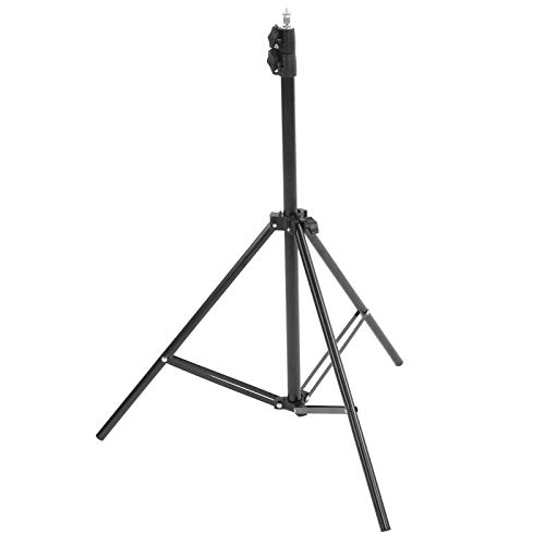 Image of Pssopp Photography Light Stands, Metal Tripod Adjustable 67-215cm for Video Portraits, Studio Photography Equipment