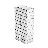 Yizhet Puissant aimants néodyme Super Fort pour Bricolage pour Panneaux Mur, réfrigérateur, Tableau Blanc   Aimant Neodyme Carré de 10X10X4mm (20PCS)