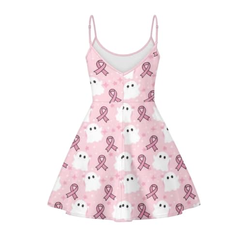 Image of Cozeyat Women Girls Summer Sleeveless Dress Casual Swing Beach Cover Up Knee Length Dresses,Large Size XS-4XL
