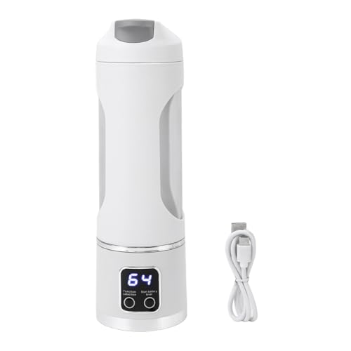 Batidora portátil 450ml USB recargable - potente motor 50W y cuchillas inoxidables - licuados rápidos para hogar, oficina y viajes