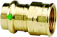 Viega79315 Propress Zero Lead Bronze Adapter with Female 3/4" x 3/4" P x Female NPT (2-Pack)
