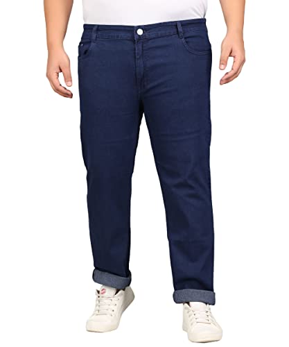 Image of STUDIO NEXX Regular Fit Cotton Lycra Blend Black Jeans