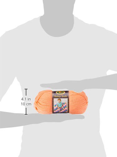 Image of Lion Brand Yarn 920-136 Babysoft Yarn, Apricot