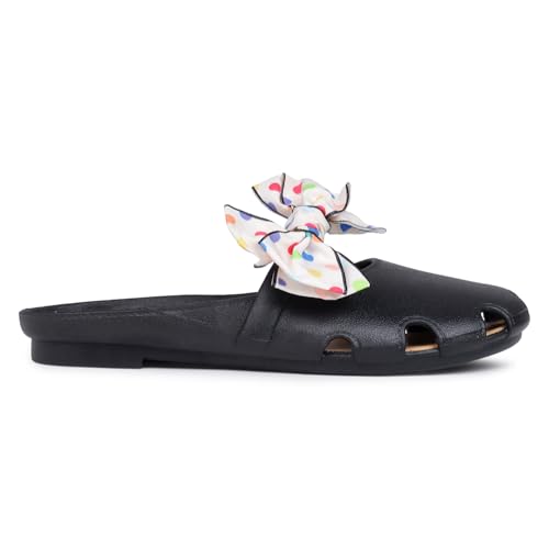 Image of CASSIEY Fashion Slippers For Women slipper Printed Bow design Slip on Flat Sandals