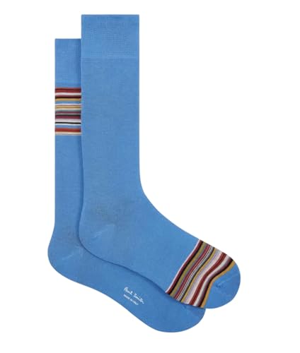 Image of Paul Smith Kilmit Signature Stripes Socks. Blue and Multicoloured. One Size