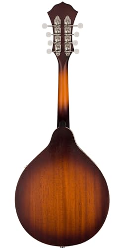 Fender Paramount PM-180E Mandolin Aged Cognac Burst Bundle with Gig Bag, Tuner, Strings, and Picks - Image 5