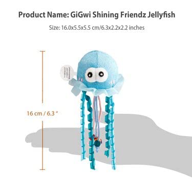 GiGwi, interaktives Schwimmspielzeug für Hunde, weiche und widerstandsfähige Textur, ideal für Wasserspiele, REGT die körperliche Aktivität an, Größe: 25 cm, Farbe: Mehrfarbig
