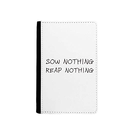 Étui portefeuille de voyage multicolore avec citation motivante 9,4x14,7 cm