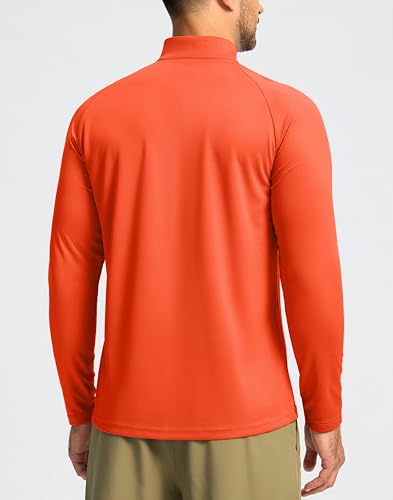 Image of G Gradual Men's Quarter Zip Pullover Running Athletic Shirts Long Sleeve | Lightweight, Quick Dry, Moisture Wicking, Sun Protection, 1 /4 Zip Golf Pullover for Men Workout, Gym, Hiking, Casual
