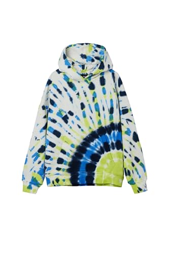 Sweat Lince Desigual pull garçon bleu aux finitions soignées