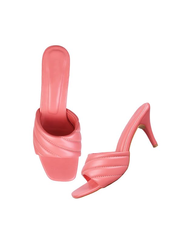 TRYME Chunky Stiletto Heels Comfortable & Trendy Party Latest Stylish Design Pencil Heel Sandals For Women (B0CKQRG5H5) Amazon Price History, Amazon Price Tracker