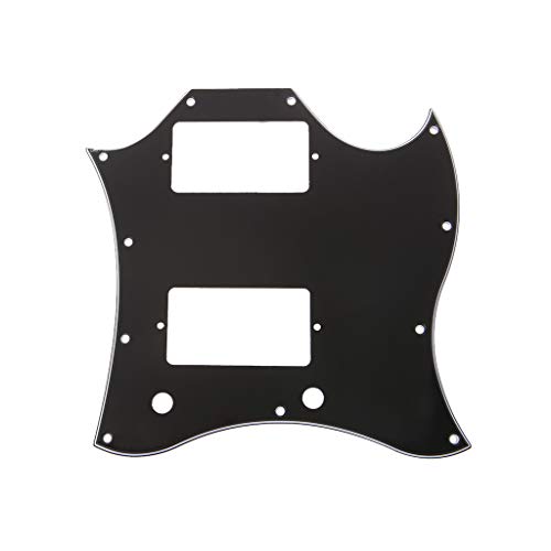 Placa protectora de cara completa para arañazos para piezas de guitarra, placa trasera de guitarra Charvel