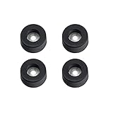 KROYWACHS DJ Speaker Cabinet Rubber Feet for Speaker Cabinets and Flight Case， Repair Kit Accessories Woofer 4PCS 38x19mm for Home Theater Karaoke