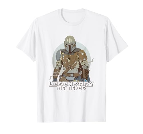 T-shirt Star Wars The Mandalorian qui célèbre le lien unique d'un père légendaire