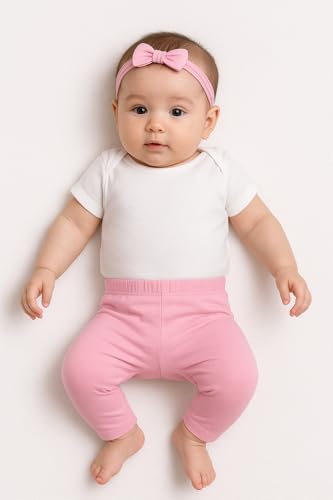 Image of EIO Unisex Baby Unisex Baby Baby Cotton Snug Soft Pants /Diaper Fit /Pyjama /Leggings(Pack of 7). (Pack of 7, 6-9 Months)