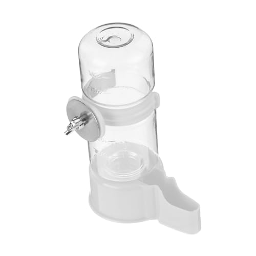 FONDOTIN Dispensador De Agua Automático para Pájaros Bebedero De Jaula Horizontal para Periquitos Fácil De Usar Fugas Accesorio Práctico para Alimentación De Mascotas Casa