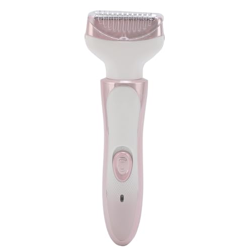 Omquot Peluquería Eléctrica 4 en 1 para Mujer, Recortadora de Pelo de Nariz y Cejas Facial Portátil USB (Rosa)