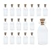 WYAN 20 mini botellas de vidrio con tapones de corcho, botellas de vidrio para manualidades, regalos de boda, regalos de fiesta de deseos