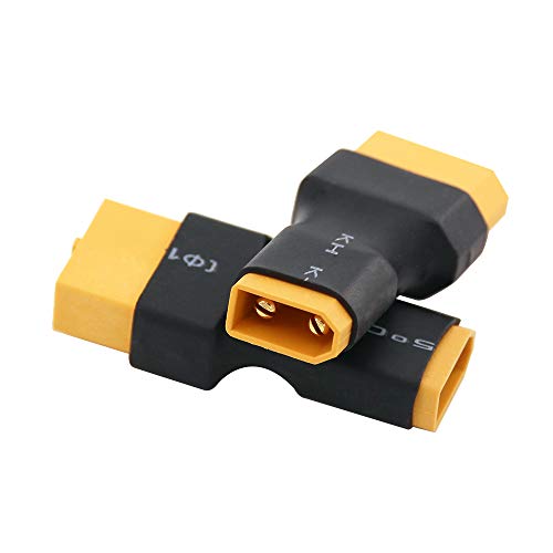 4 adaptadores macho XT30 a hembra XT60 pack 4 miniatura 6