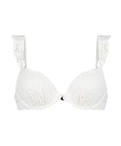 91% Polyester, 9% Elasthan HUNKEMÖLLER Bikini Push-up Top Crochet Weiß 75A