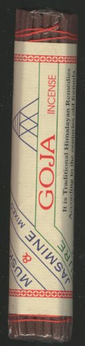 Goja Incense - Musk and Jasmine Mixed - Tibetan Style Incense From Chandra Devi