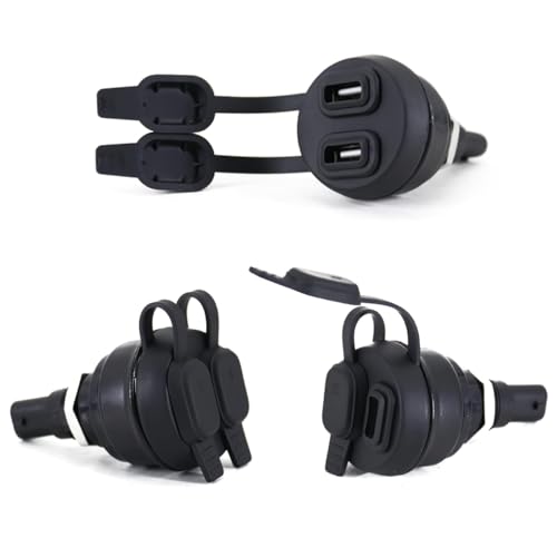 5 V USB-Ladegerät für Motorrad, Netzadapter mit Zwei Anschlüssen für BMW R1200GS R1250GS R1250RT R1200RT R nineT K1600GT K1600GTL K1300S K1300GT G310GS F900R F900XR F850GS F750 F750 650GS SC 1000XR