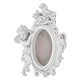 Fabrication soignée : l'attention méticuleuse portée aux détails dans ce cadre met en valeur le savoir-faire et la qualité solides, cadre photo en résine, décorations de statues d'ange
