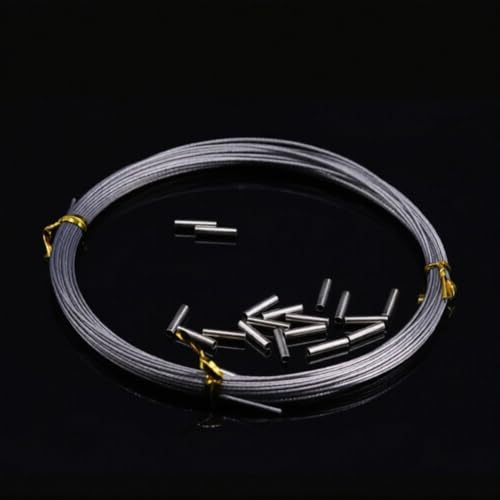 Steel Fishing Leader Wire 10m, Línea de Pesca Resistente 400lb miniatura 6