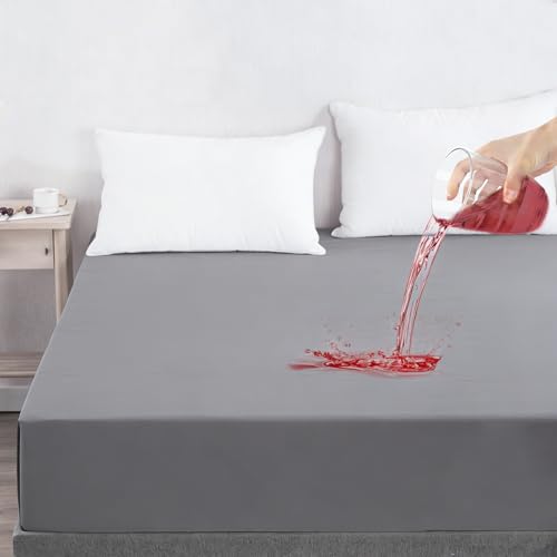 KUTUU Soft and Breathable Twin XL Size Waterproof Mattress Protector, Fitting 6-16 Inches Mattress,...