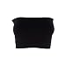Seamless Strapless Bandeau Bra Cover - Black O/S