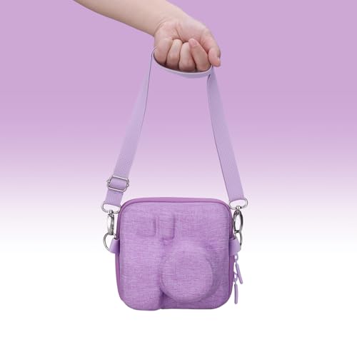 Maleta rígida compatible con Fujifilm Instax Mini 13, morado miniatura 4