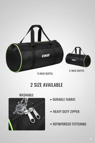Image of Ciko Basic Polyester Duffle Bag for Men & Women, with Side Pocket Pocket, Workout & Training Bag, Suitable for Gym, Fitness, Sports & Travel with Adjustable Shoulder Strap