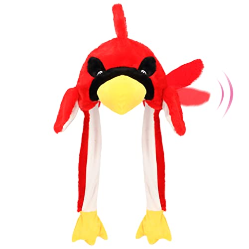 Chapeau de vache oreilles sautantes peluche Hopearl déguisement 56cm