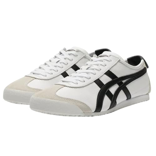 Generic Men’s PU Upper Striped Casual Lace Up Sneakers White - Image 3