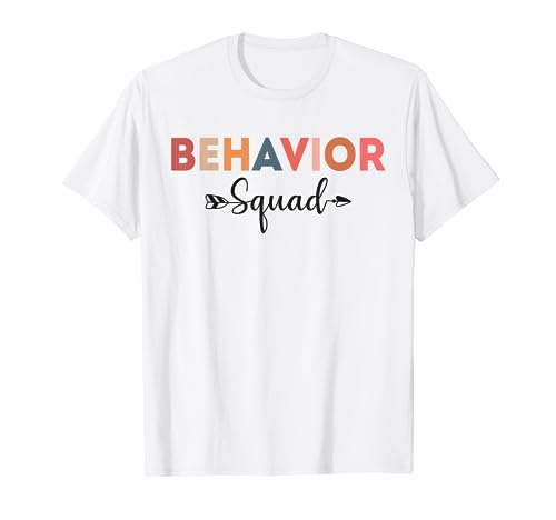 Behavior Squad ABA Terapeuta Equipo de comportamiento Concientización sobre el autismo Camiseta