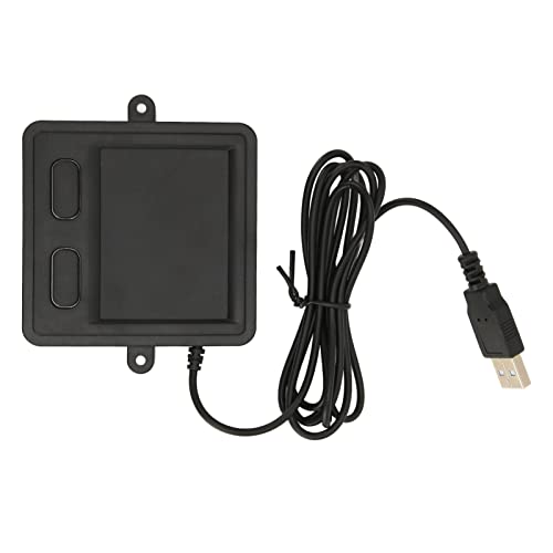 Panel táctil USB con cable para computadora portátil, trackpad negro compatible con Windows 7 4
