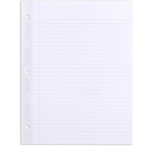 Papier ligné Five Star pour ajouter des pages de cours à vos carnets de notes - 7