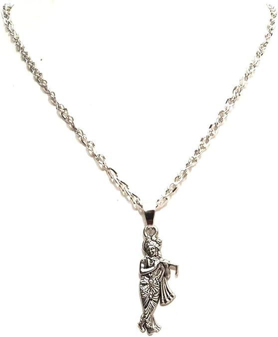 Pendentif Krishna en acier inoxydable, le cadeau idéal pour homme et femme