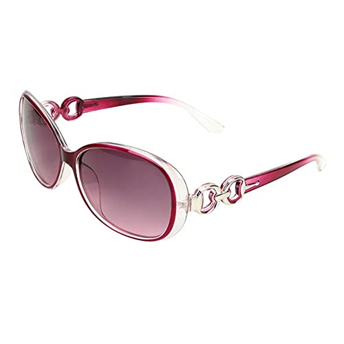 Luxe Marque Femmes Designer Mode Driver des Lunettes de Soleil Moto Lunettes de Protection Oculos de Sol Eye Wear (Color : Purple) Cover