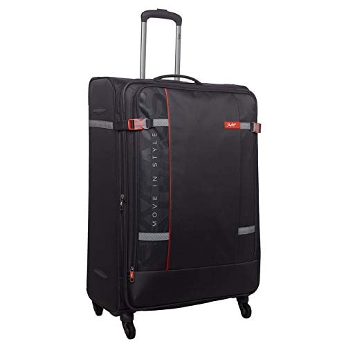 Skybags-Polyester-Solid-Pattern-Snazzy-4W-Exp-Strolly-H-81-Steel-Grey-Large