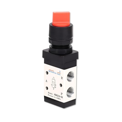 Vanne mécanique M3HS110 bouton rouge commande pneumatique manuelle